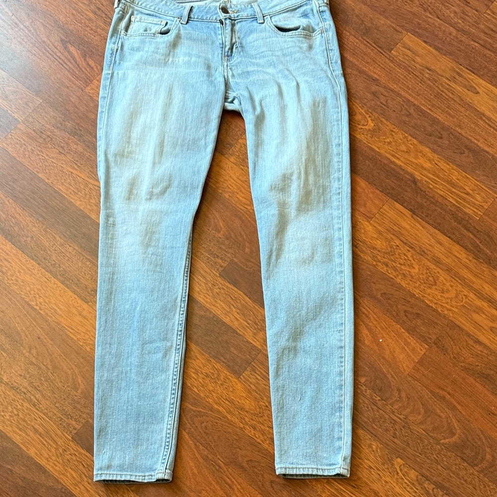 Hollister Women's Light Blue Skinny Jeans